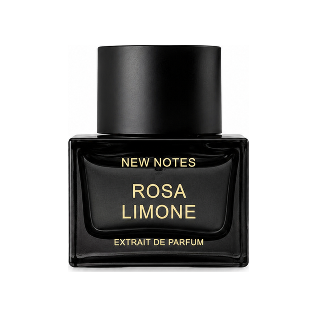 Rosa Limone de New Notes, extrait de parfum 50 ml, flacon de face sur fond blanc.
