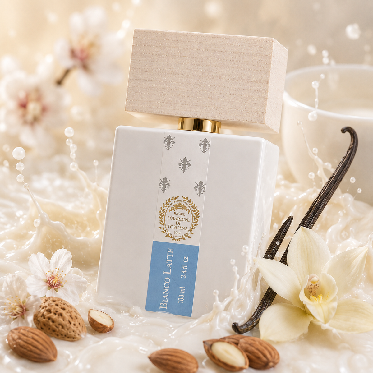 Bianco Latte by Giardini di Toscana – parfum de niche italien avec caramel, miel et vanille