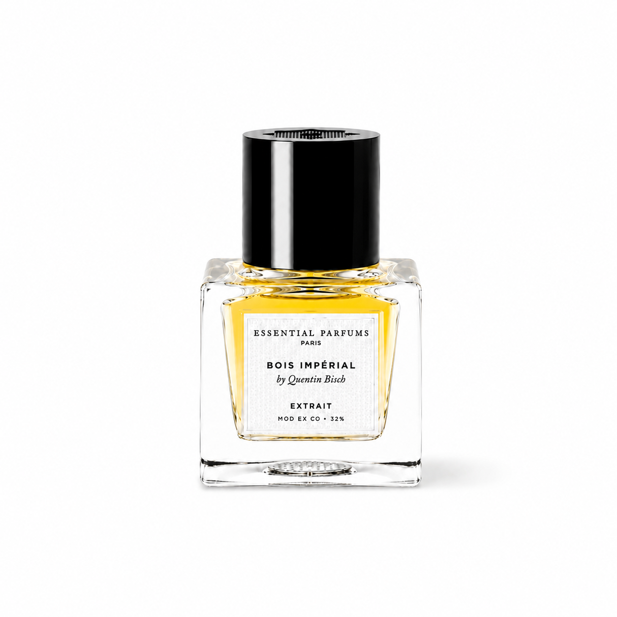 Bois Impérial Extrait d'Essential Parfums, extrait de parfum 30 ml, flacon de face sur fond blanc.