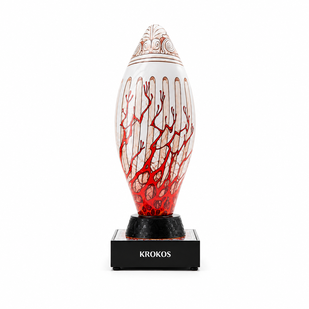 Krokos de Florian Pontier, extrait de parfum 100 ml, flacon de face sur fond blanc.