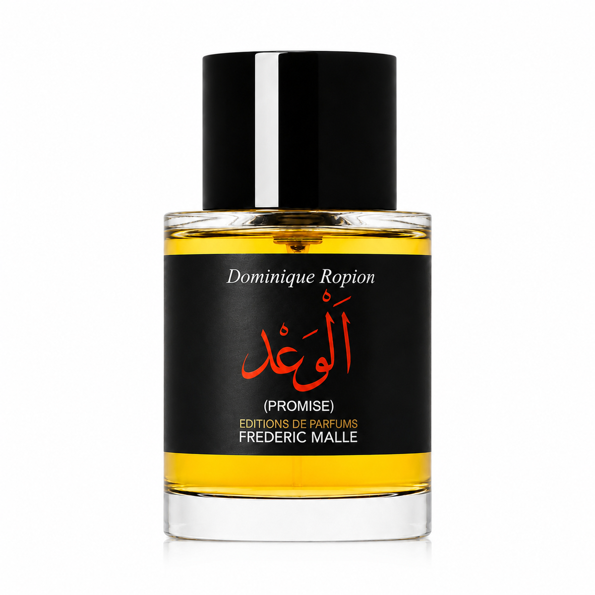 Promise de Frédéric Malle, eau de parfum 100 ml, flacon de face sur fond blanc.