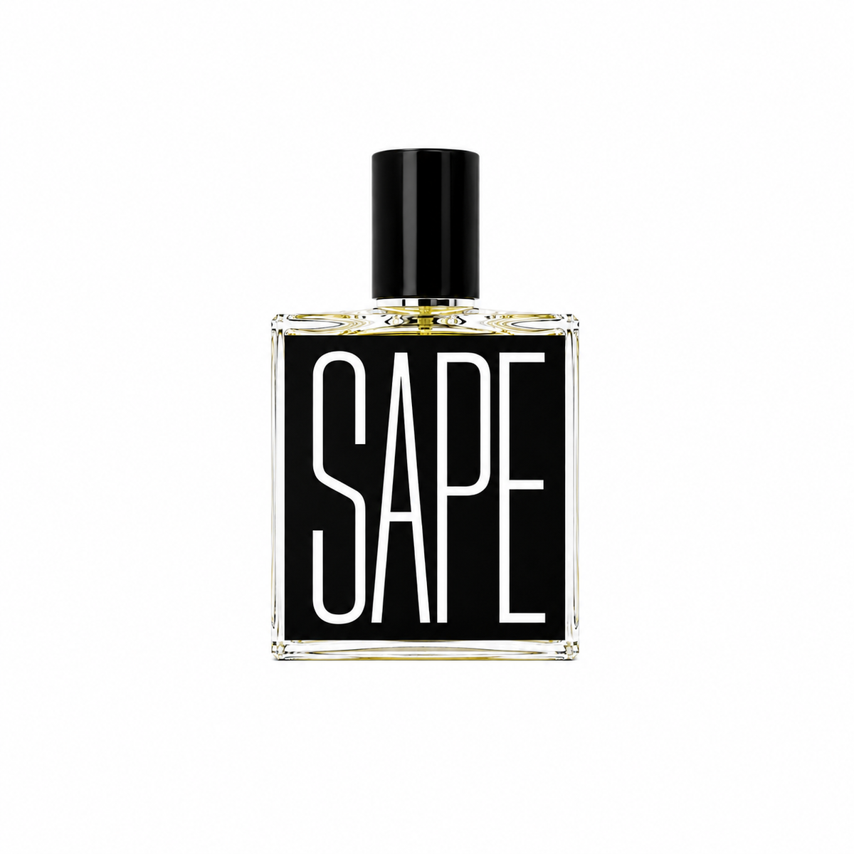 Sape d'Indices Parfums, eau de parfum 50 ml, flacon de face sur fond blanc.