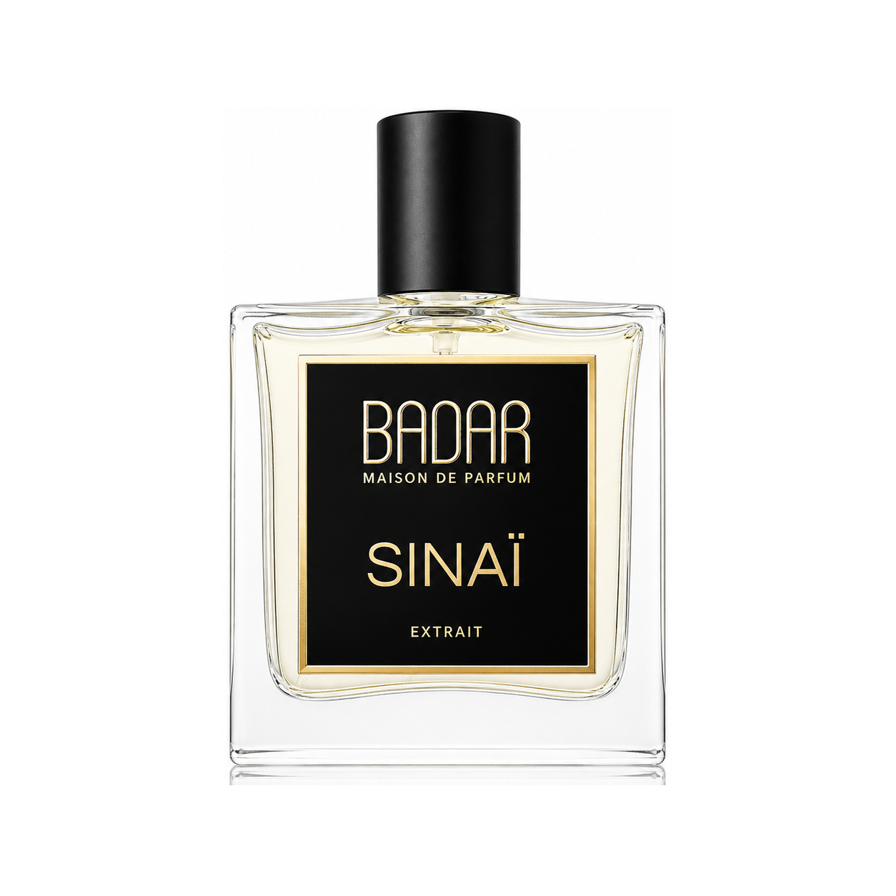 Sinaï de Badar, extrait de parfum 50 ml, flacon de face sur fond blanc.