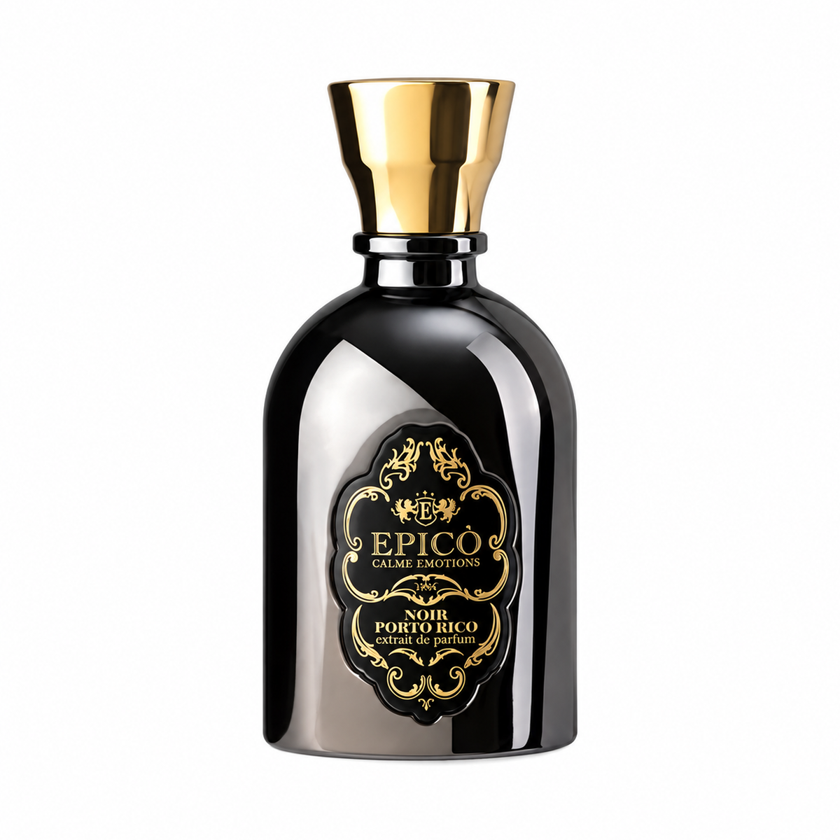 Noir Porto Rico d'Epicò, extrait de parfum 100 ml à la mélasse, au rhum vieilli et au tabac cubain.