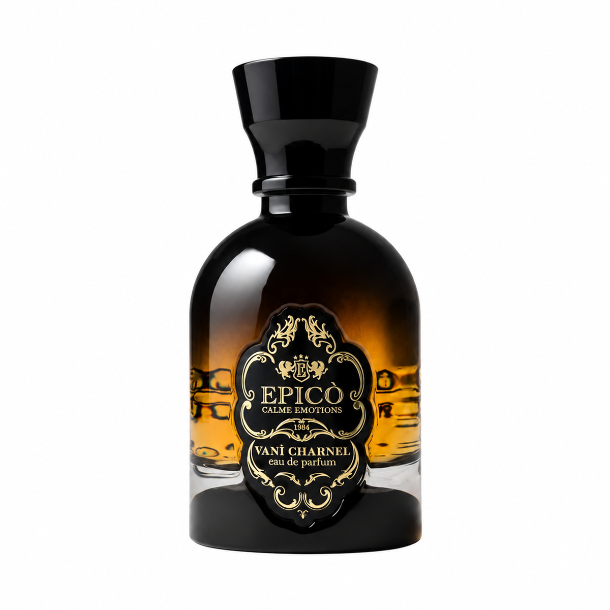 Vani Charnel d'Epicò, eau de parfum 100 ml à la fleur de pêcher, à la vanille et au caramel.