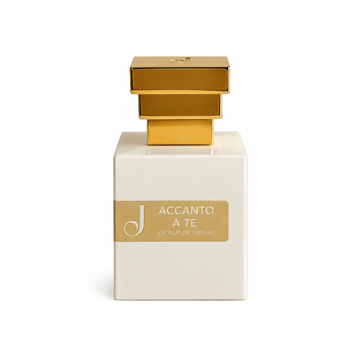 Accanto a Te de Jupilò, extrait de parfum 50 ml, flacon de face sur fond blanc.