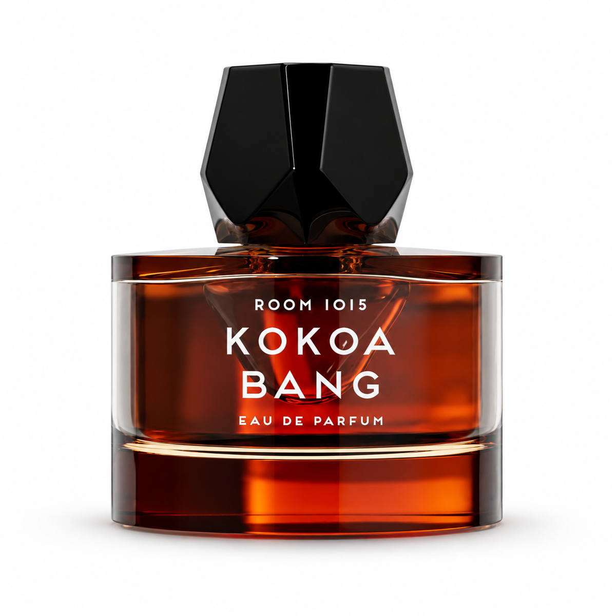Kokoa Bang de Room 1015, eau de parfum 50 ml, flacon de face sur fond blanc.