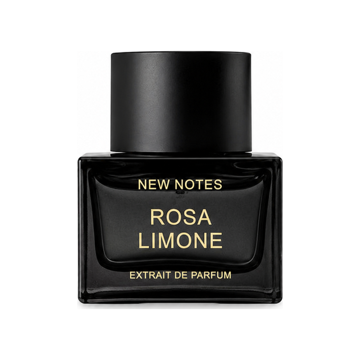 Rosa Limone de New Notes, extrait de parfum 50 ml, flacon de face sur fond blanc.