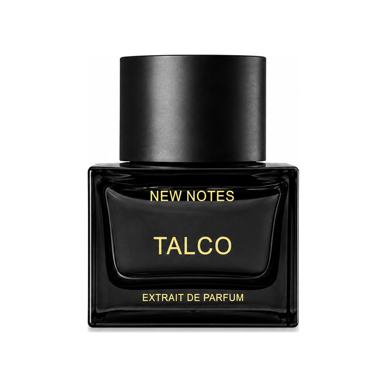 Talco de New Notes, extrait de parfum 50 ml, flacon de face sur fond blanc.