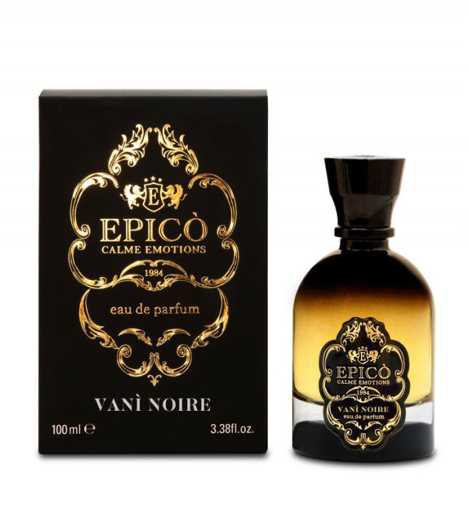 Vani Charnel d'Epicò, détail du flacon d'eau de parfum 100 ml.