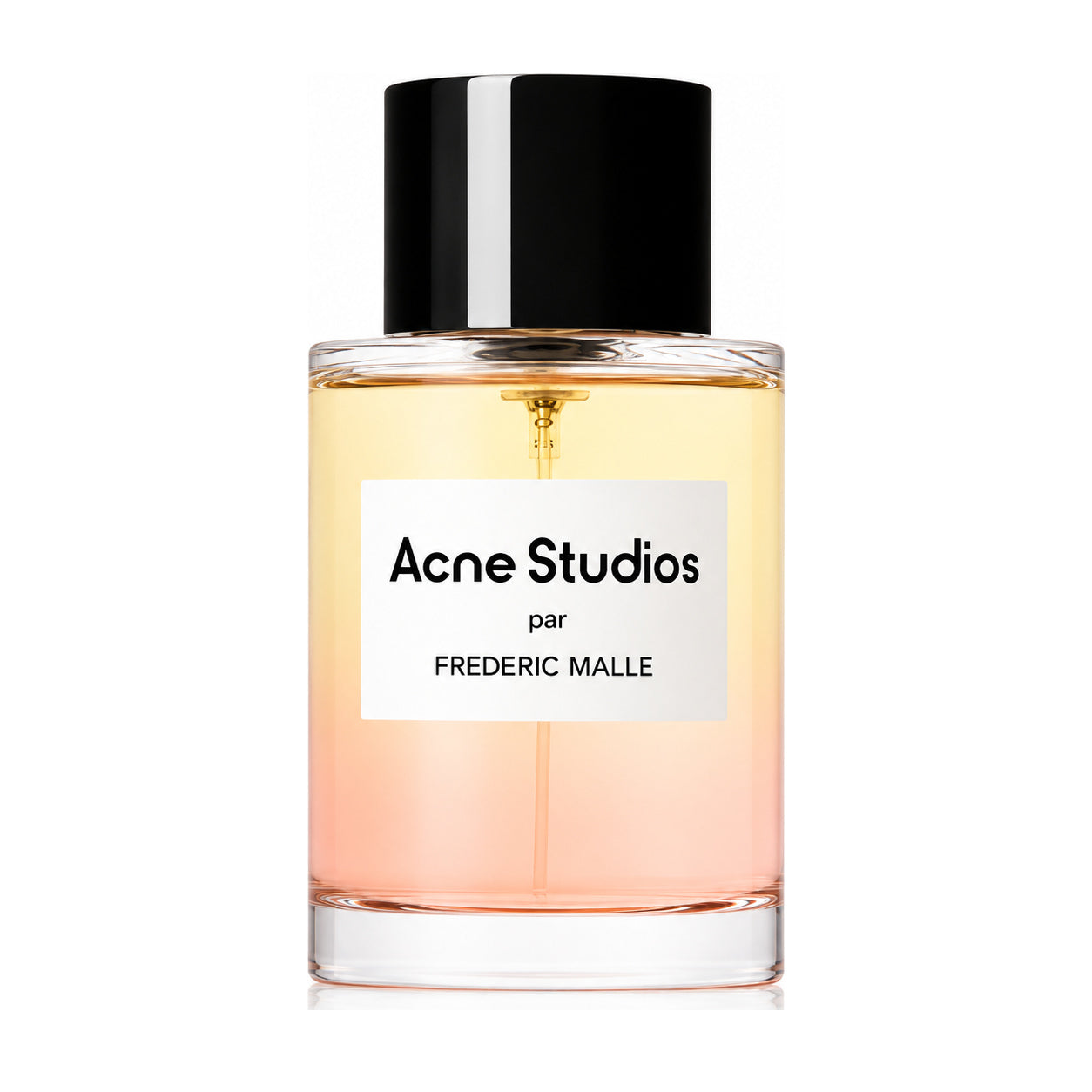 Acne Studios par Frédéric Malle, eau de parfum 100 ml, flacon de face sur fond blanc.