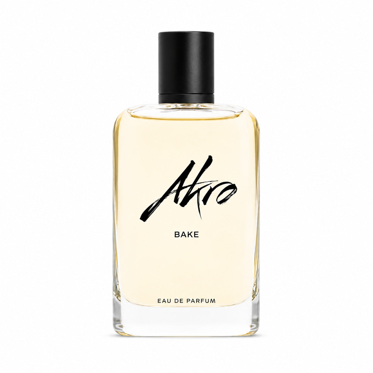 Bake d'Akro, eau de parfum 100 ml, flacon de face sur fond blanc.