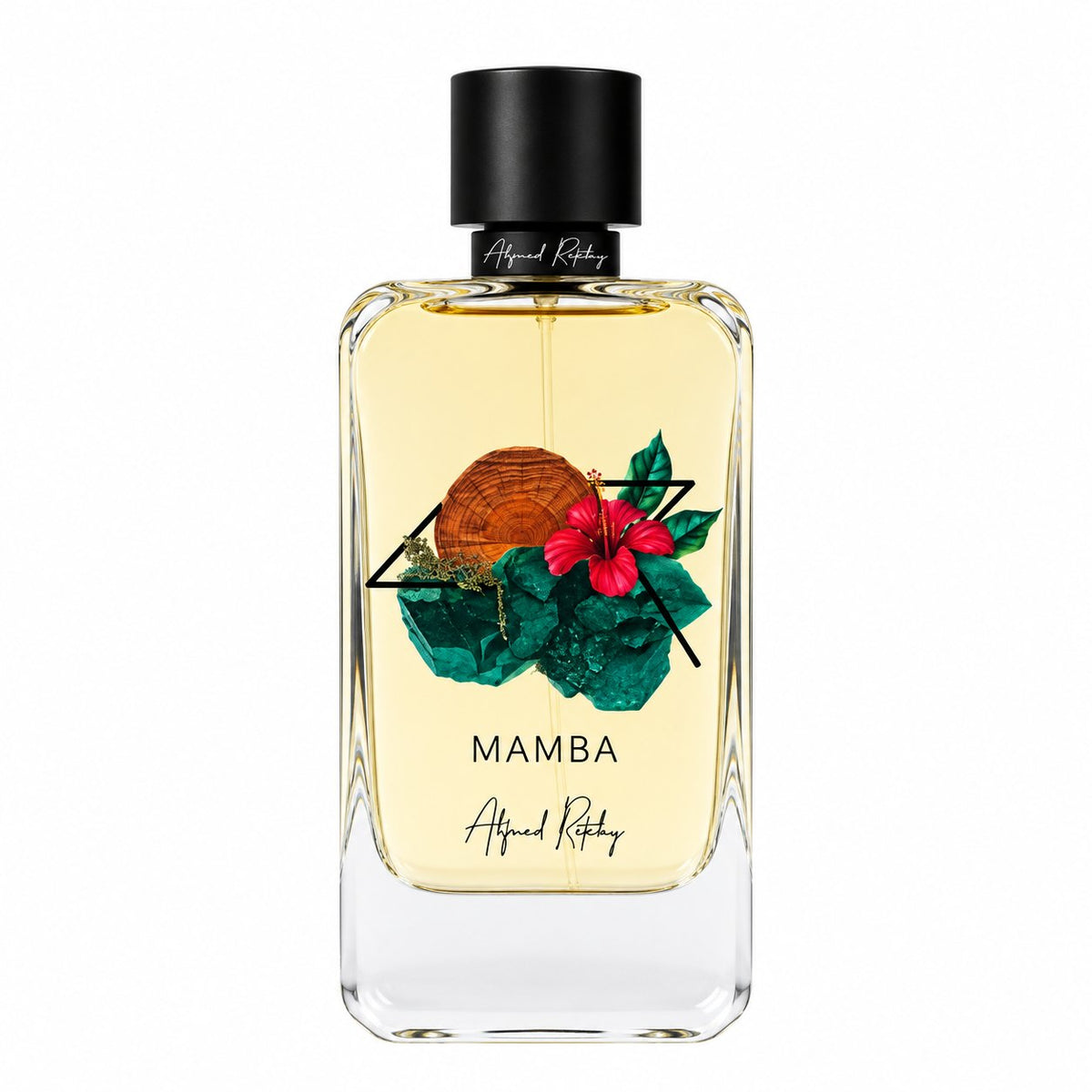 Mamba d'Alfred Ritchy, eau de parfum 100 ml, flacon de face sur fond blanc.