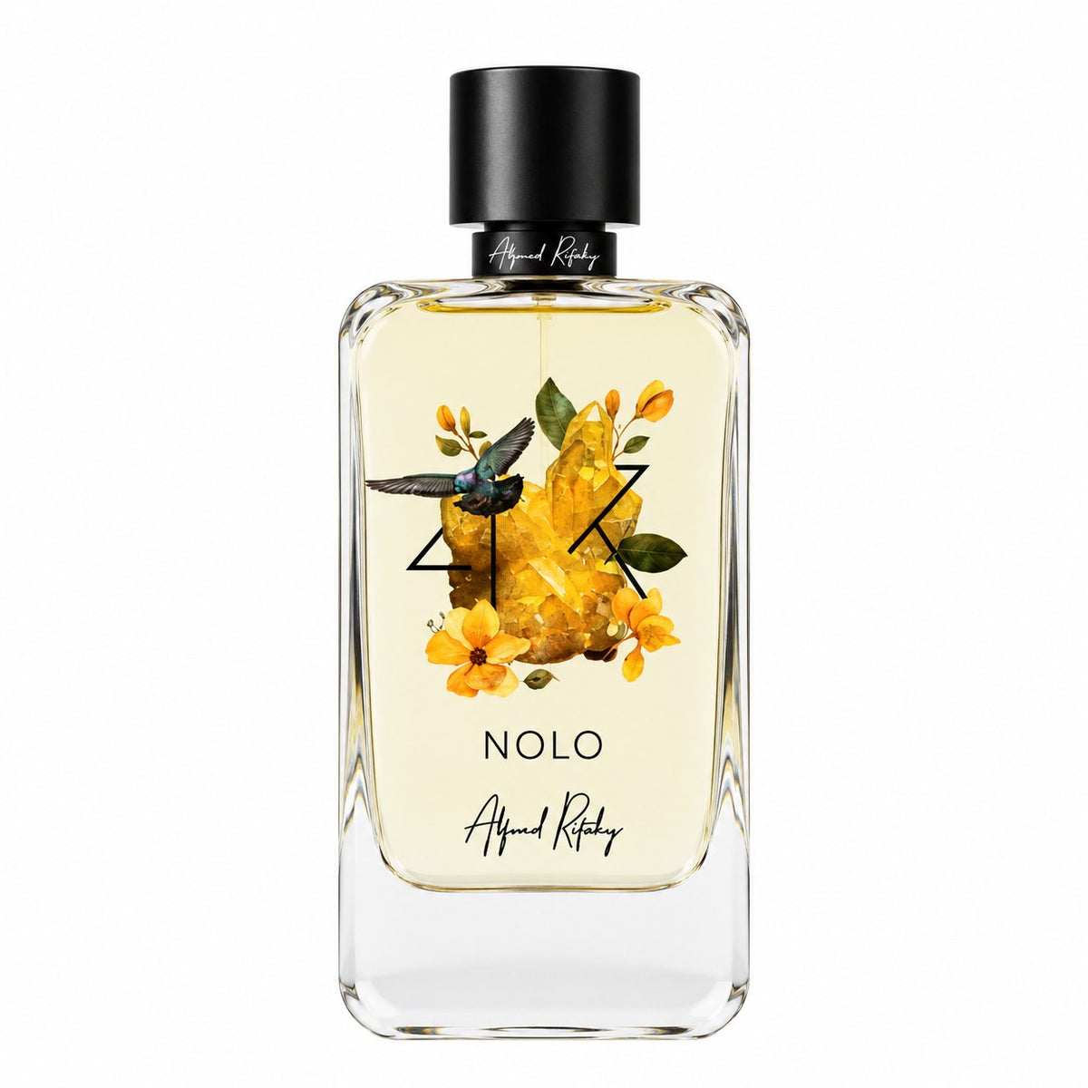 Nolo d'Alfred Ritchy, eau de parfum 100 ml, flacon de face sur fond blanc.