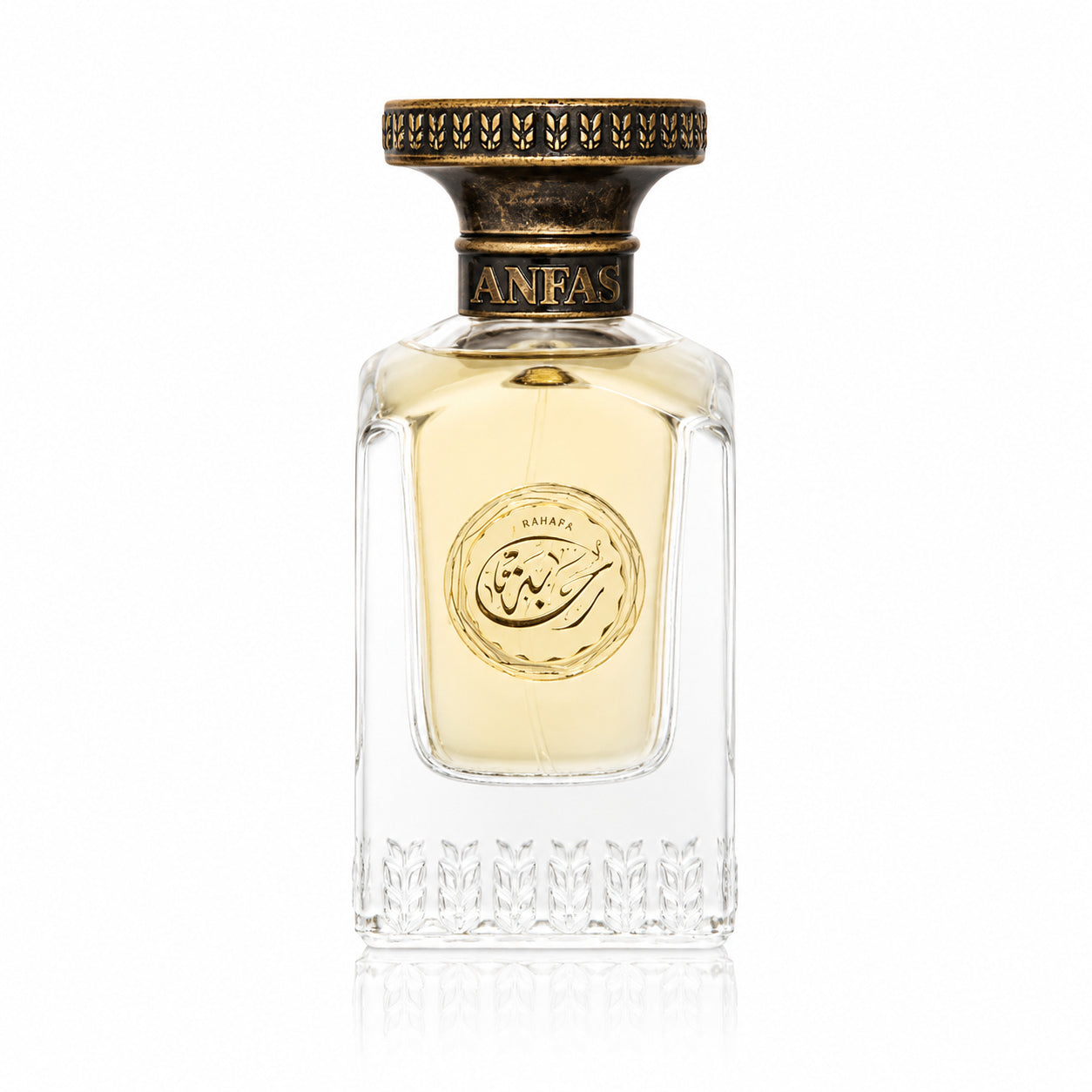 Rahaba d'Anfas, eau de parfum 75 ml, flacon de face sur fond blanc.