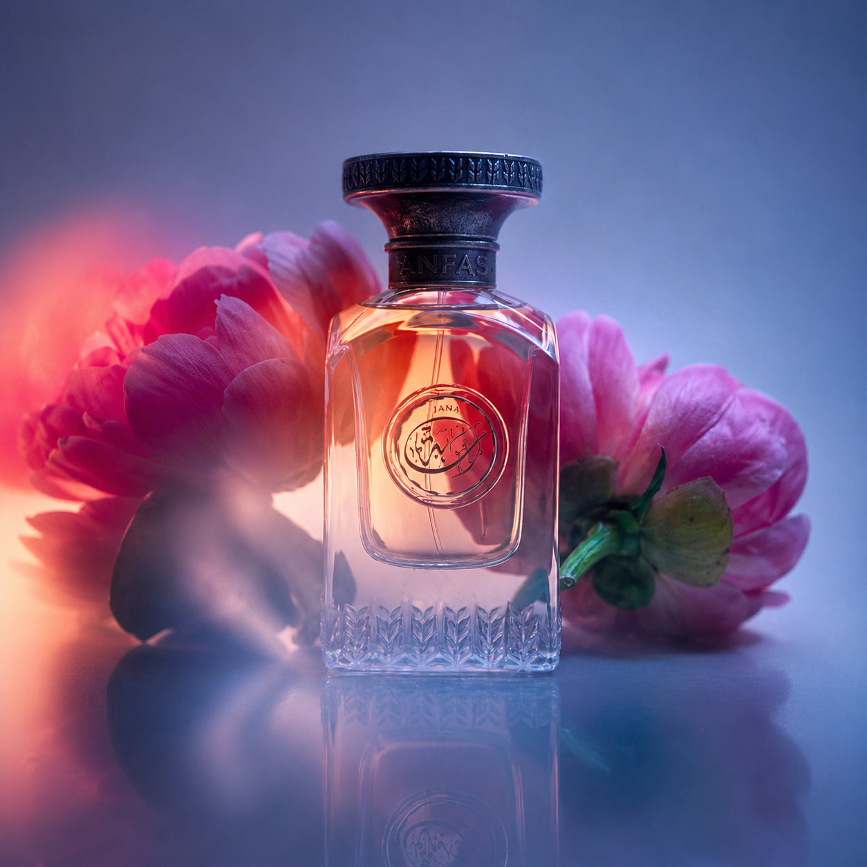 Rahaba d'Anfas, eau de parfum 75 ml, visuel artistique de la maison.