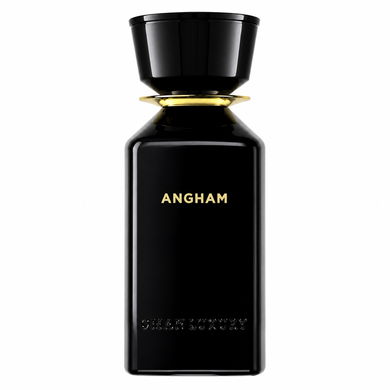 Angham by Oman Luxury flacon de parfum sur fond blanc
