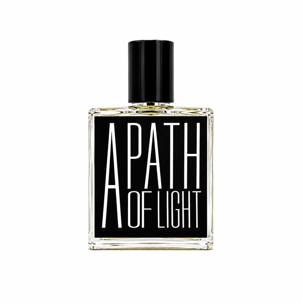 Flacon A Path of Light Indices Parfums sur fond blanc