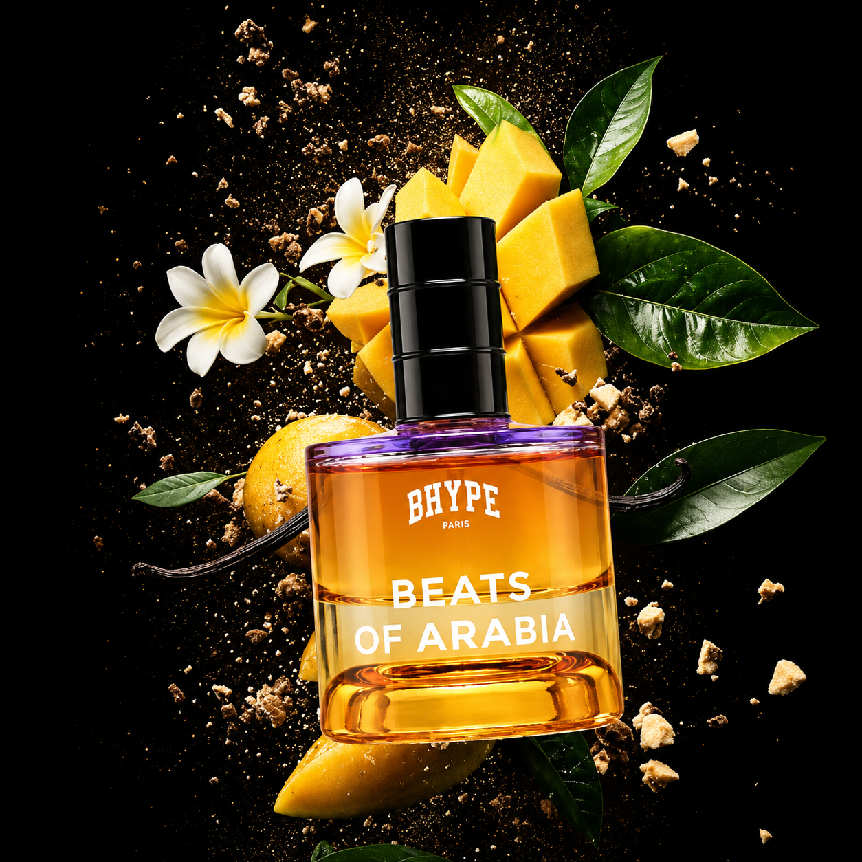 Beats of Arabia Eau de Parfum 50 ml avec mangue, vanille et fleurs blanches
