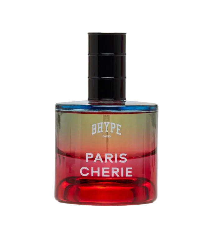 BHYPE Paris Chérie Extrait de Parfum – parfum de niche mixte en flacon sur fond blanc disponible chez ODORARE Parfumerie.