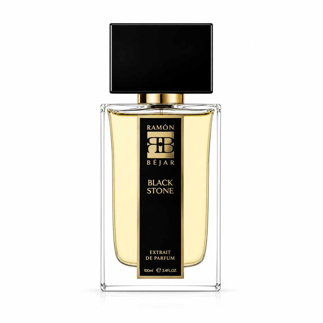 Black Stone Ramon Bejar Extrait de Parfum 100 ml sur fond blanc
