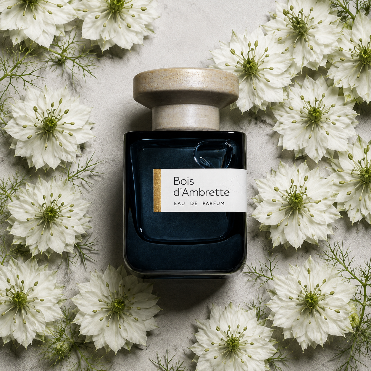 Bois d'Ambrette Eau de Parfum 100 ml avec fleurs d'ambrette
