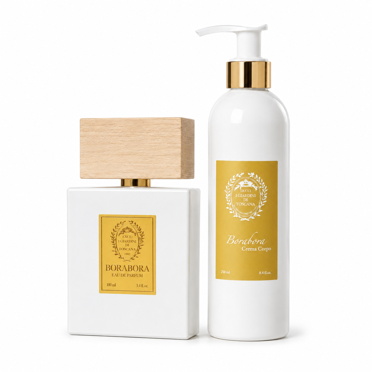 Parfum Borabora 100 ml et crème corps 250 ml Giardini di Toscana