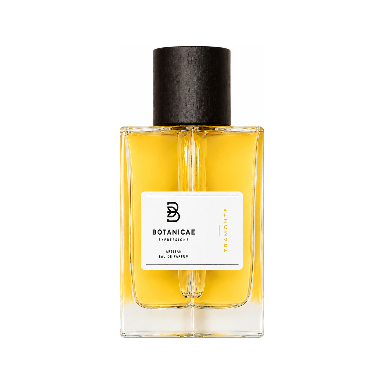 Tramonte de Botanicae, eau de parfum 100 ml, flacon de face sur fond blanc.