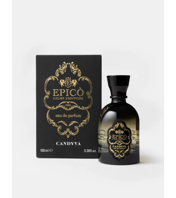 Candyva d'Epicò, eau de parfum gourmande fruitée de 100 ml.