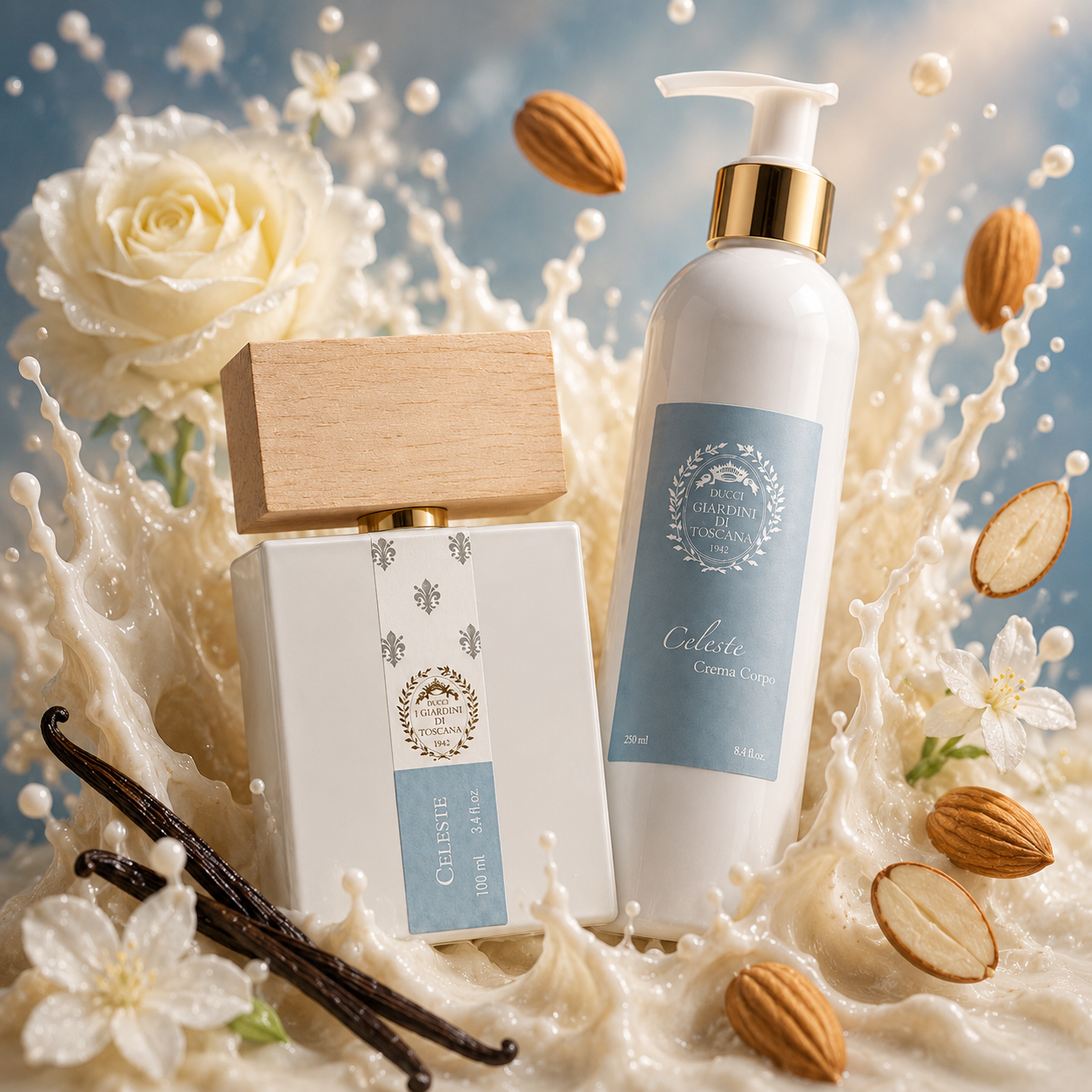 Coffret Celeste by Giardini di Toscana – rituel de layering avec notes marines, violette et framboise