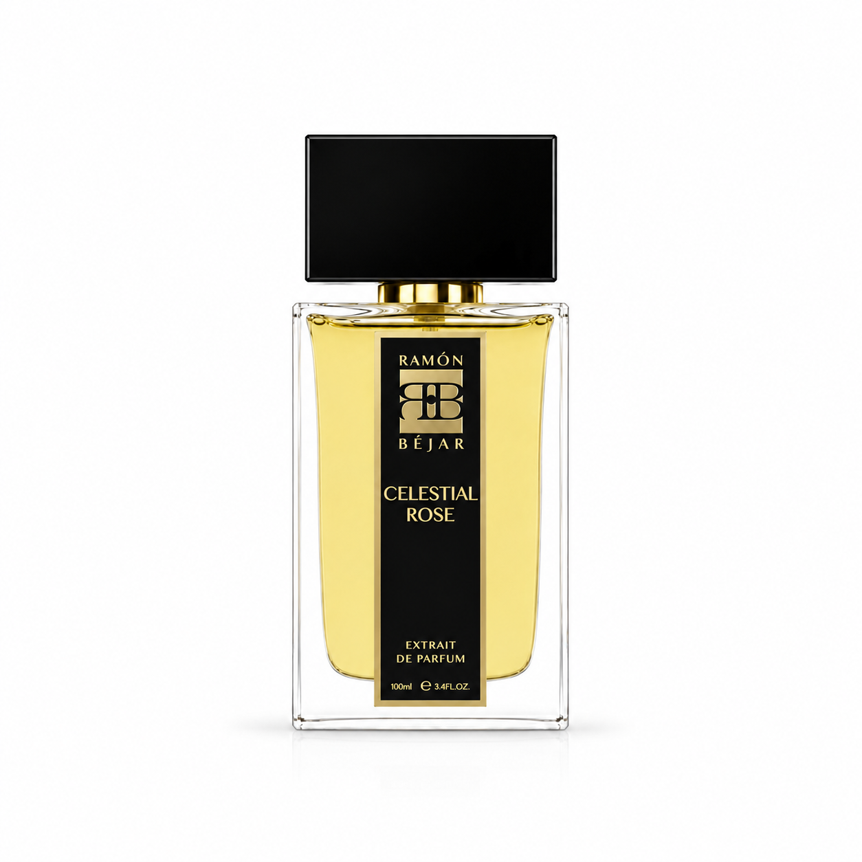 Celestial Rose Ramón Béjar extrait de parfum 100 ml sur fond blanc