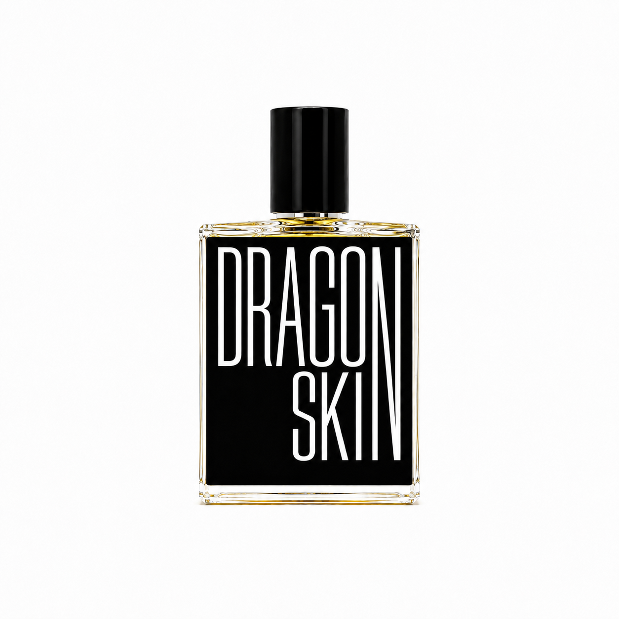 Flacon Dragon Skin Indices Parfums sur fond blanc