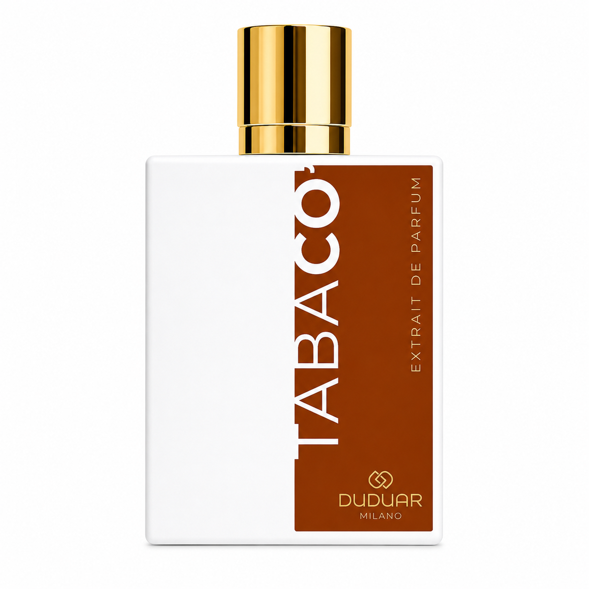 Duduar Milano Tabaco', extrait de parfum 50 ml, flacon blanc et brun