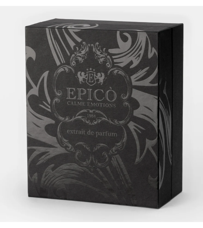 Evoleurt d'Epicò, coffret de l'extrait de parfum 100 ml.