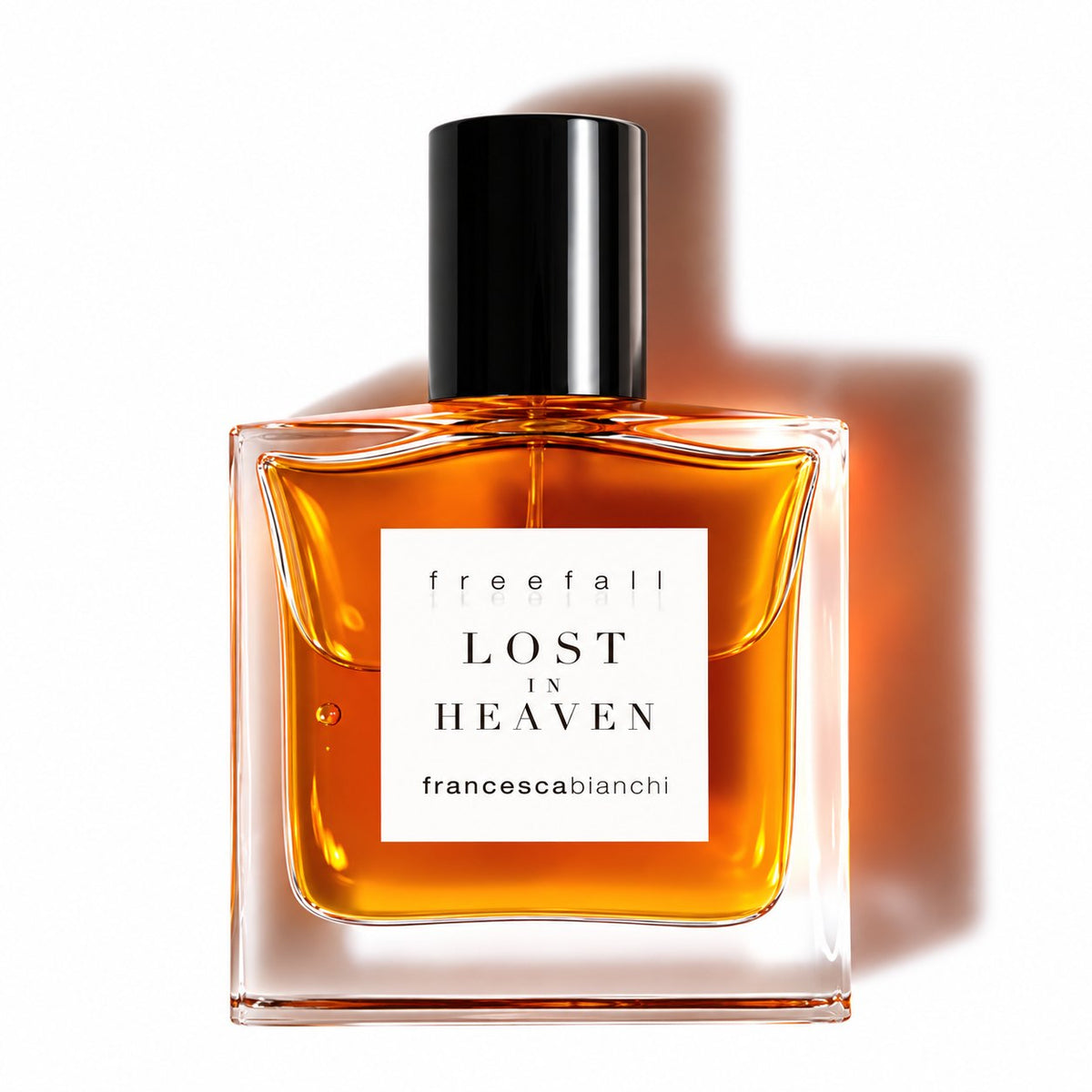 Lost in Heaven de Francesca Bianchi, extrait de parfum 30 ml, flacon de face sur fond blanc.