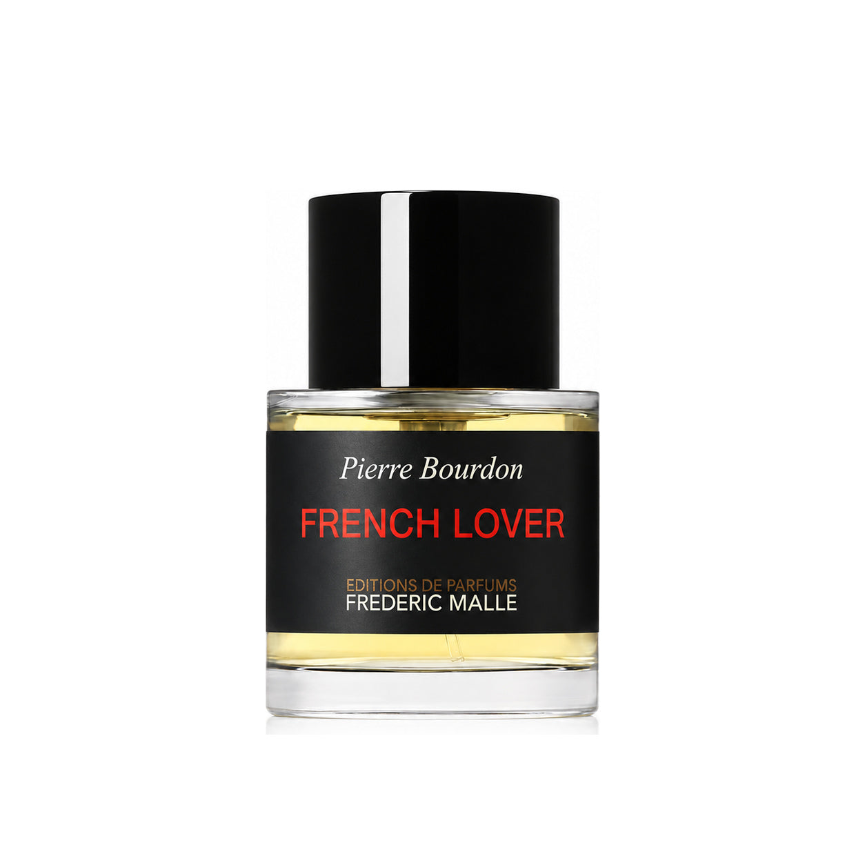 French Lover de Frédéric Malle, eau de parfum 50 ml, flacon de face sur fond blanc.
