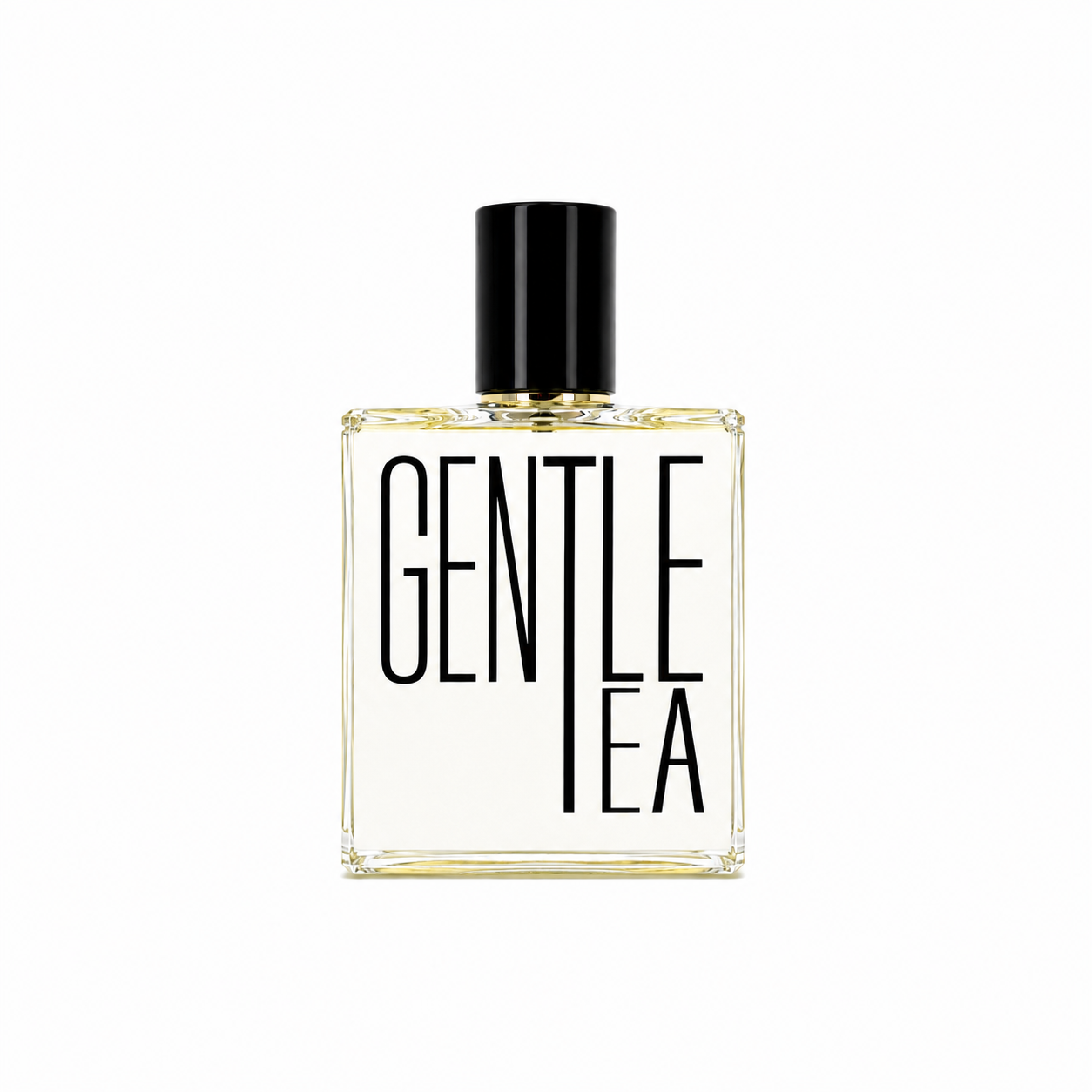 Flacon Gentle Tea Indices Parfums sur fond blanc