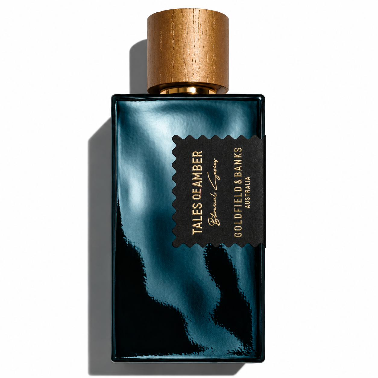 Parfum Tales of Amber Goldfield & Banks Australia sur fond blanc