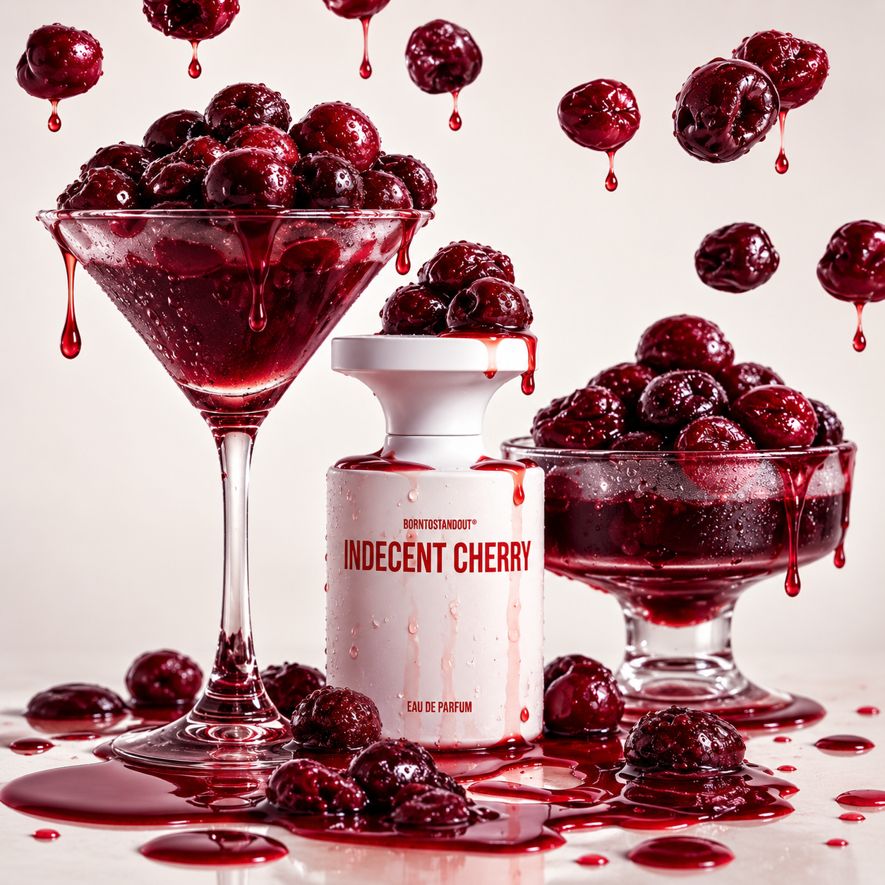 Indecent Cherry Eau de Parfum 50 ml avec cerises et cocktail