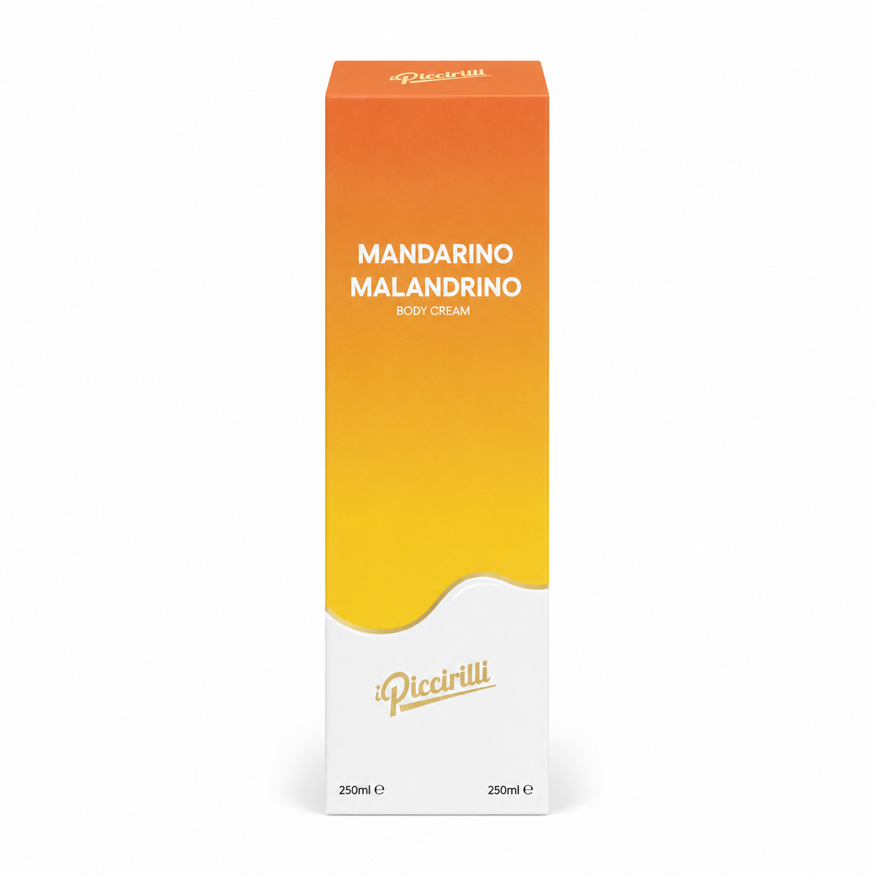 Mandarino Malandrino iPiccirilli Body Cream 250 ml avec boîte