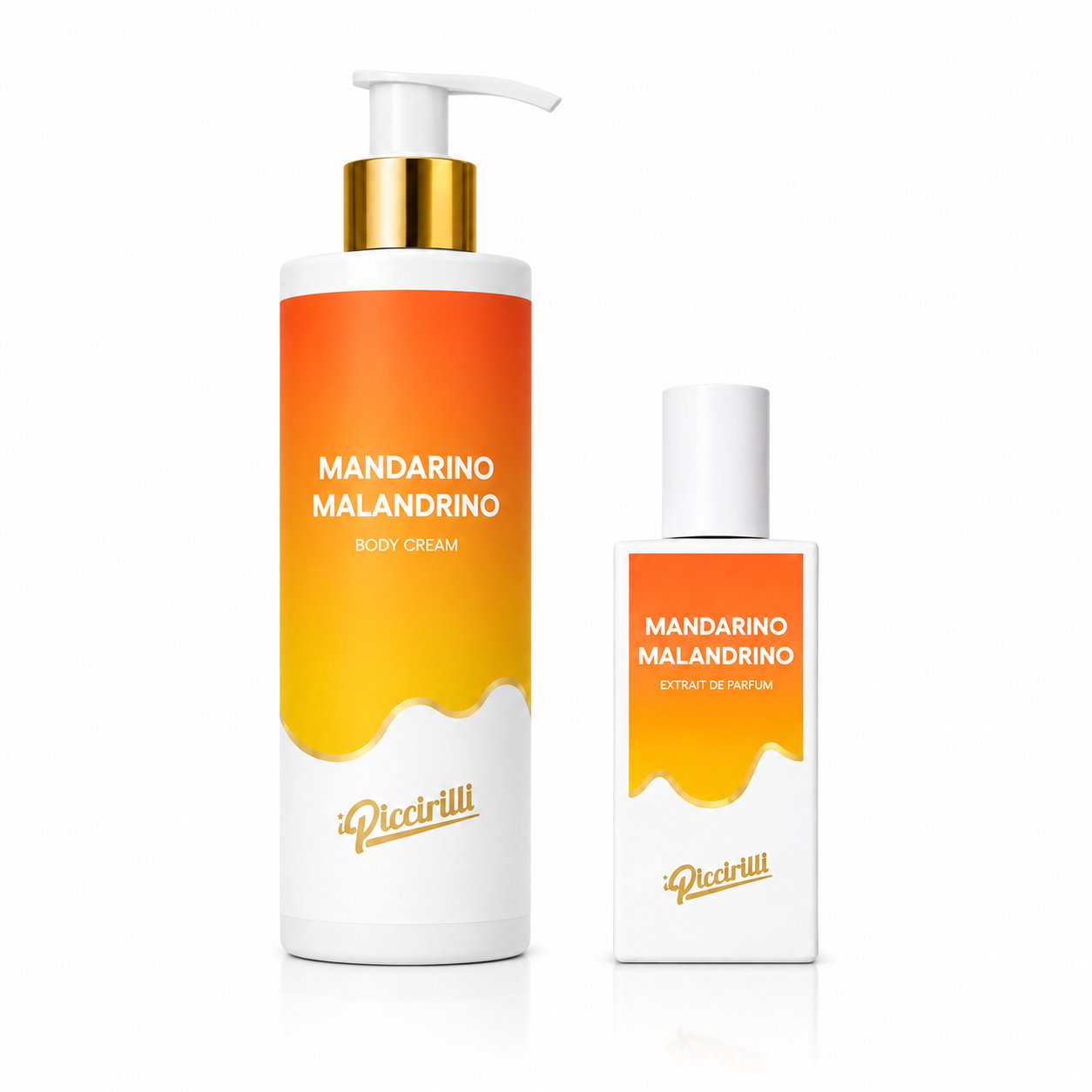 Mandarino Malandrino iPiccirilli crème corporelle 250 ml et extrait de parfum 30 ml