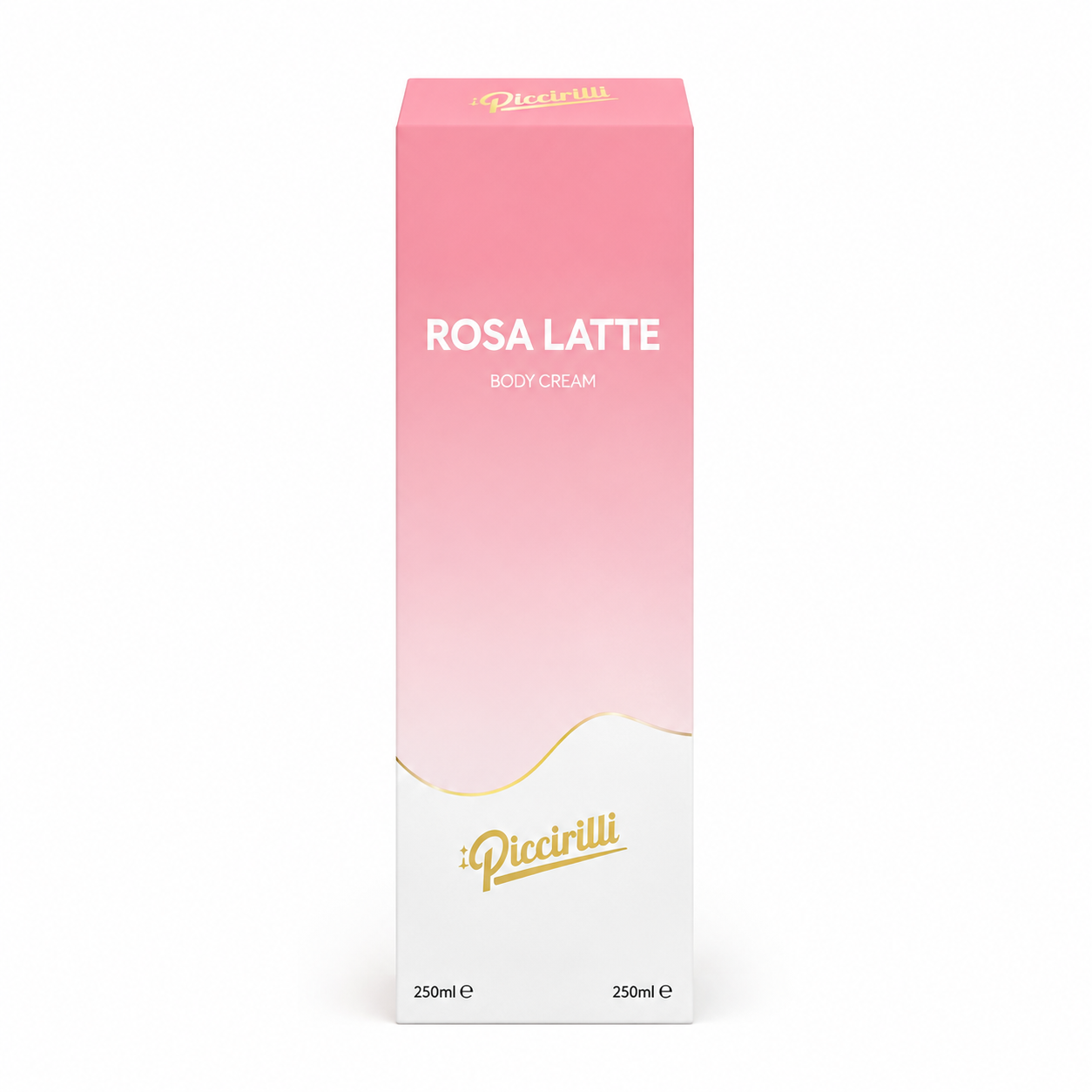 Rosa Latte iPiccirilli Body Cream 250 ml avec boîte