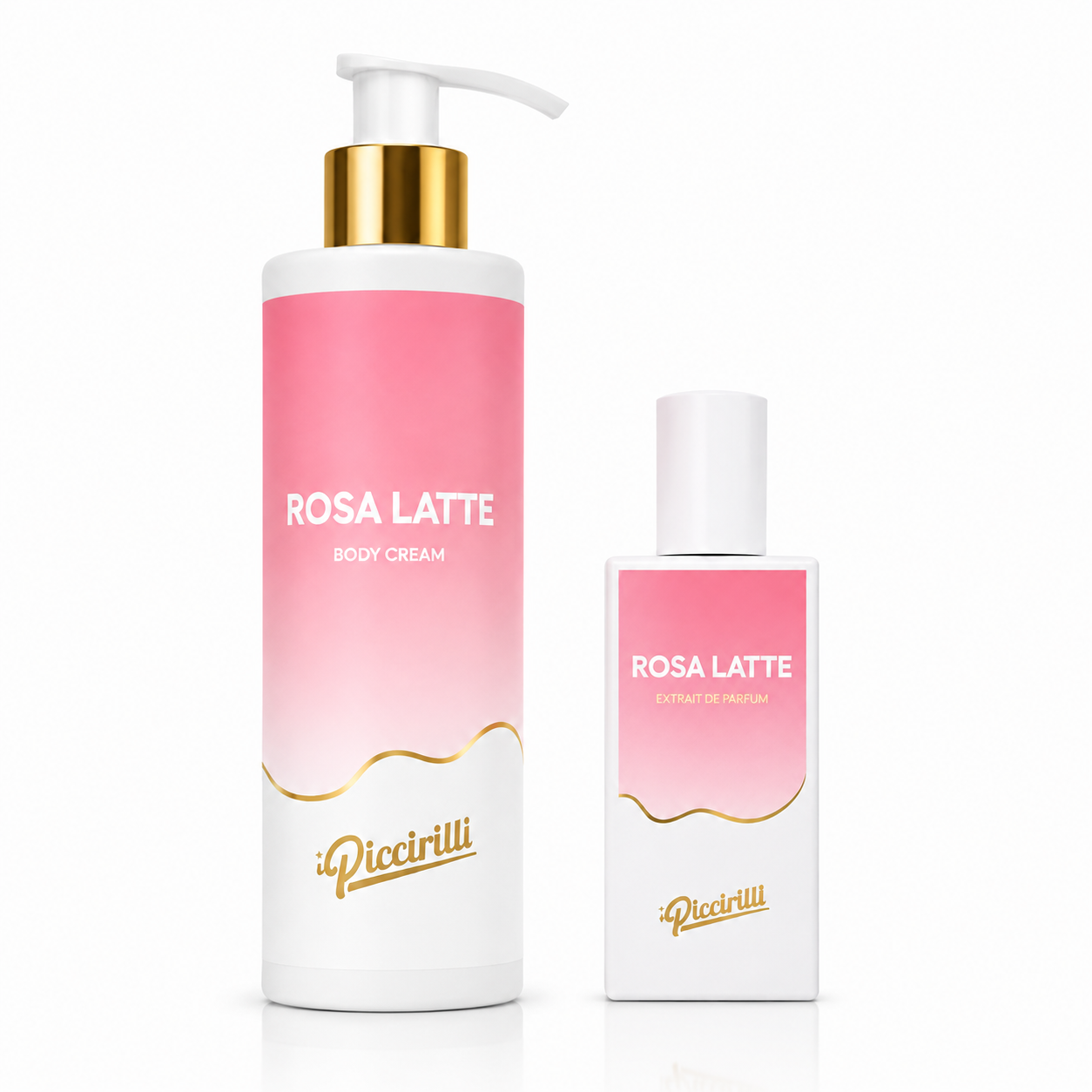 Rosa Latte iPiccirilli crème corporelle 250 ml et extrait de parfum 30 ml