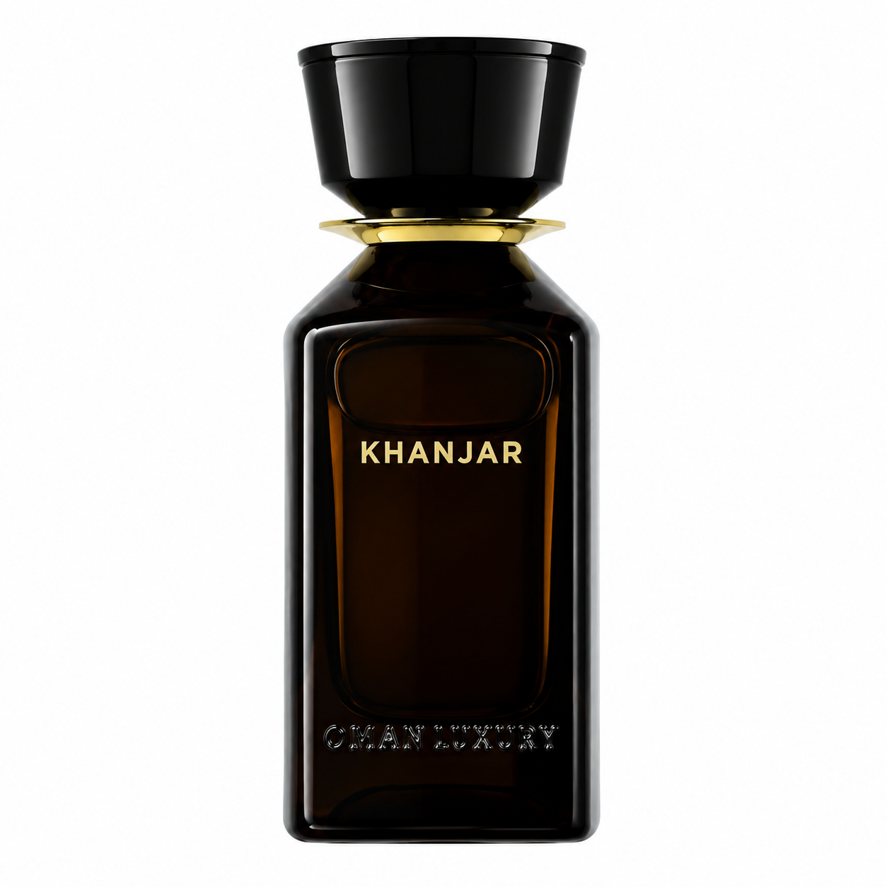 Khanjar by Oman Luxury flacon de parfum sur fond blanc