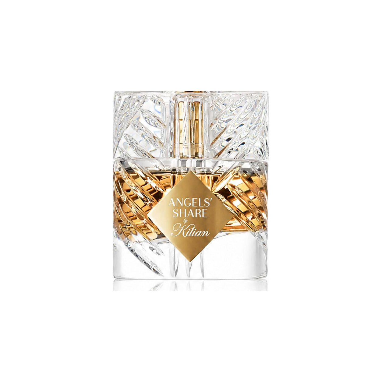Angels' Share de Kilian, eau de parfum 50 ml, flacon de face sur fond blanc.