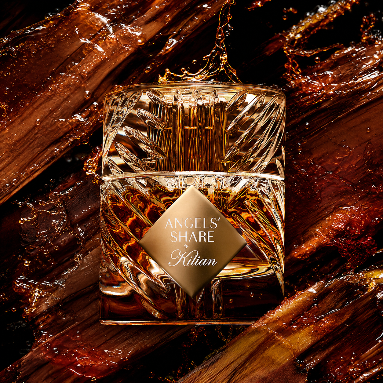 Angels' Share de Kilian, eau de parfum 50 ml, visuel artistique de la maison.