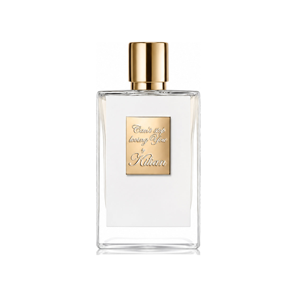 Can't Stop Loving You de Kilian, eau de parfum 50 ml, flacon de face sur fond blanc.