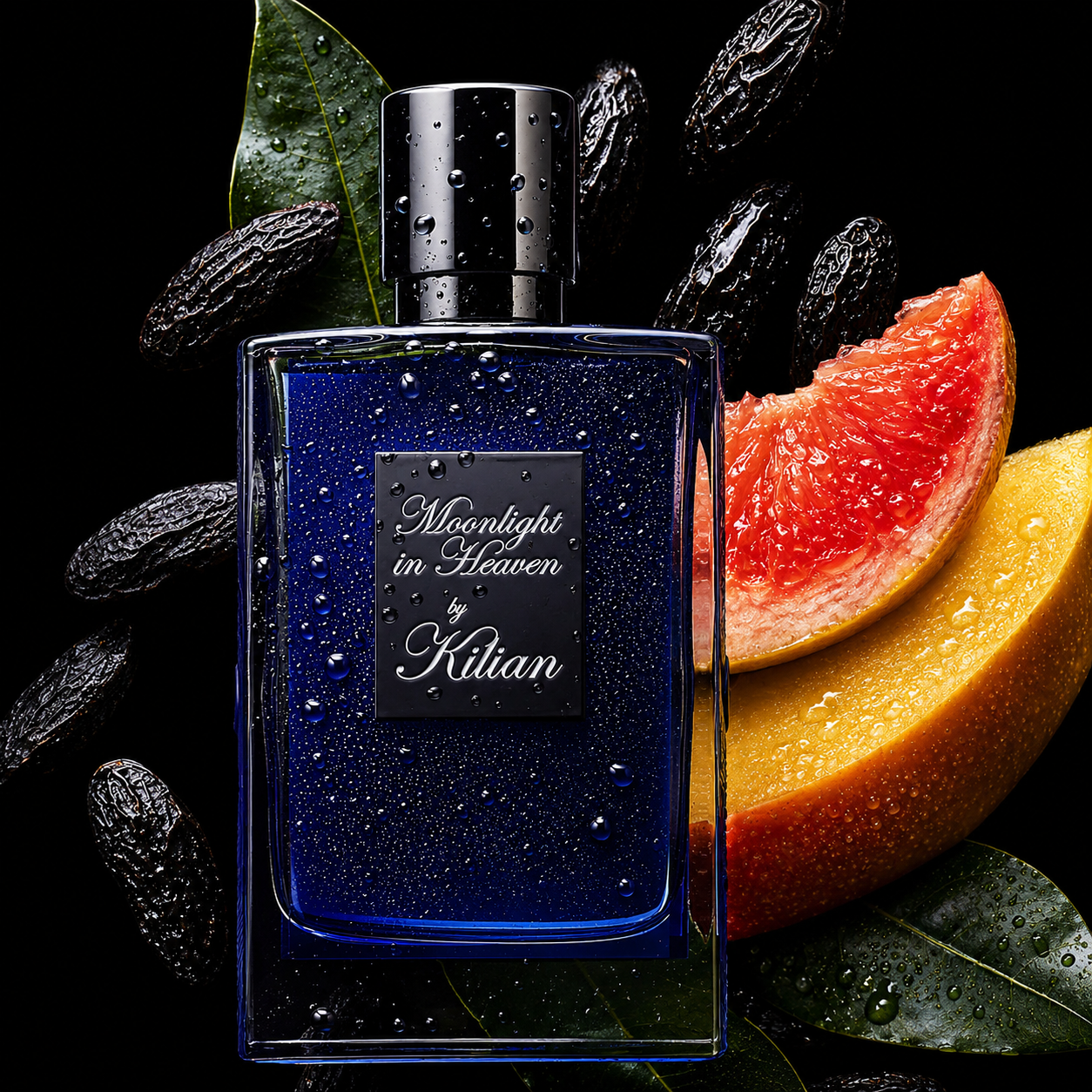 Moonlight in Heaven de Kilian, eau de parfum 50 ml, visuel artistique de la maison.