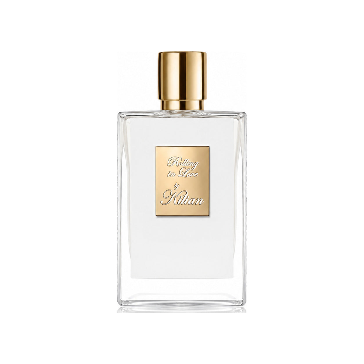 Rolling in Love de Kilian, eau de parfum 50 ml, flacon de face sur fond blanc.