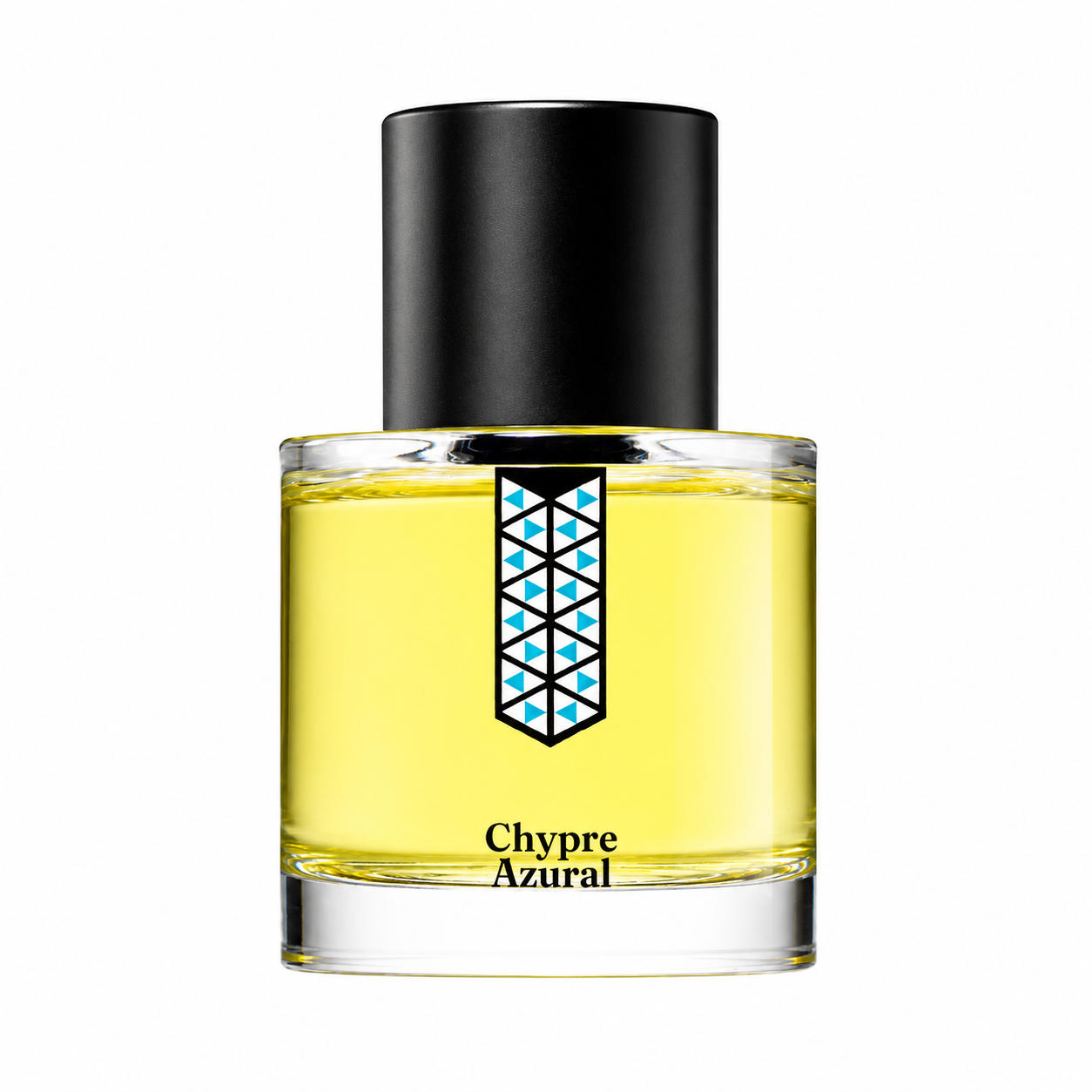 Chypre Azural de Les Indémodables, eau de parfum 50 ml, flacon de face sur fond blanc.